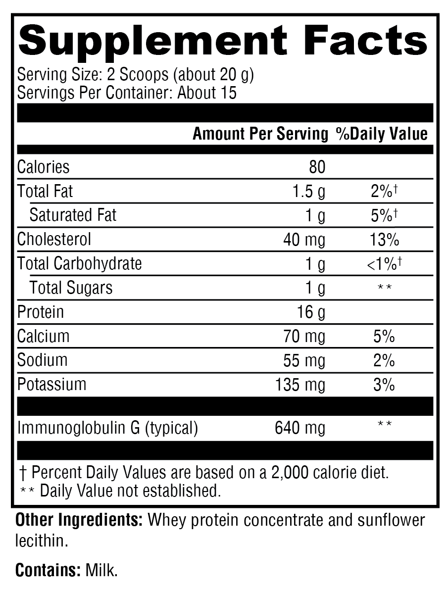 IgG Pure™ 15 Servings