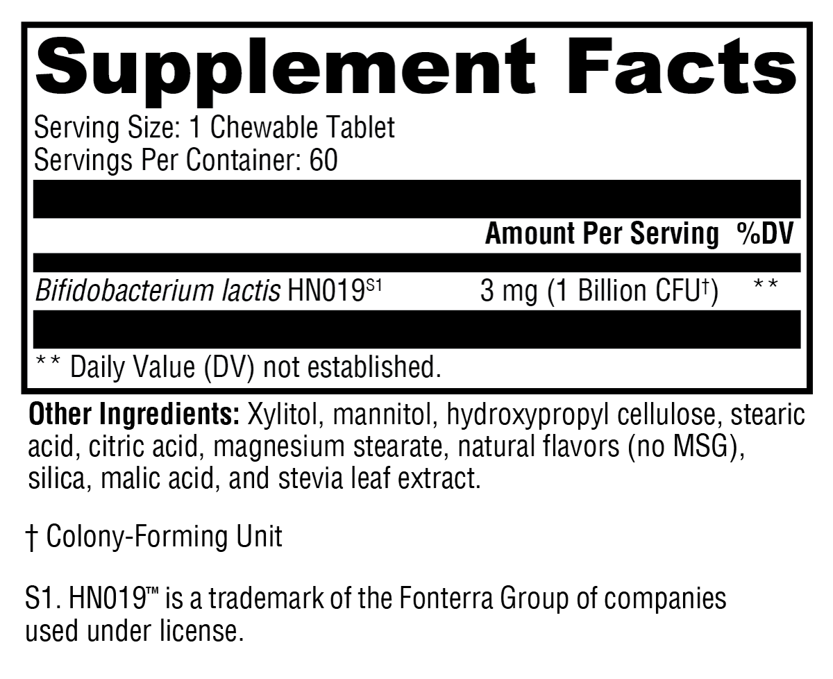 ProbioMax® Oral 60 Chewable Tablets