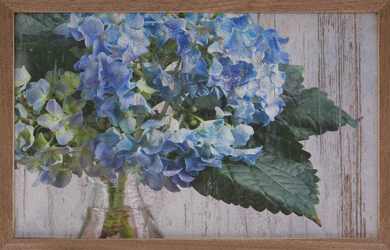 Blue Hydrangeas Vertical