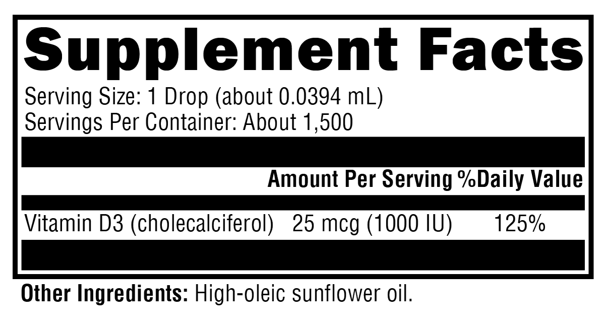 D3 Liquid 2.03 fl oz