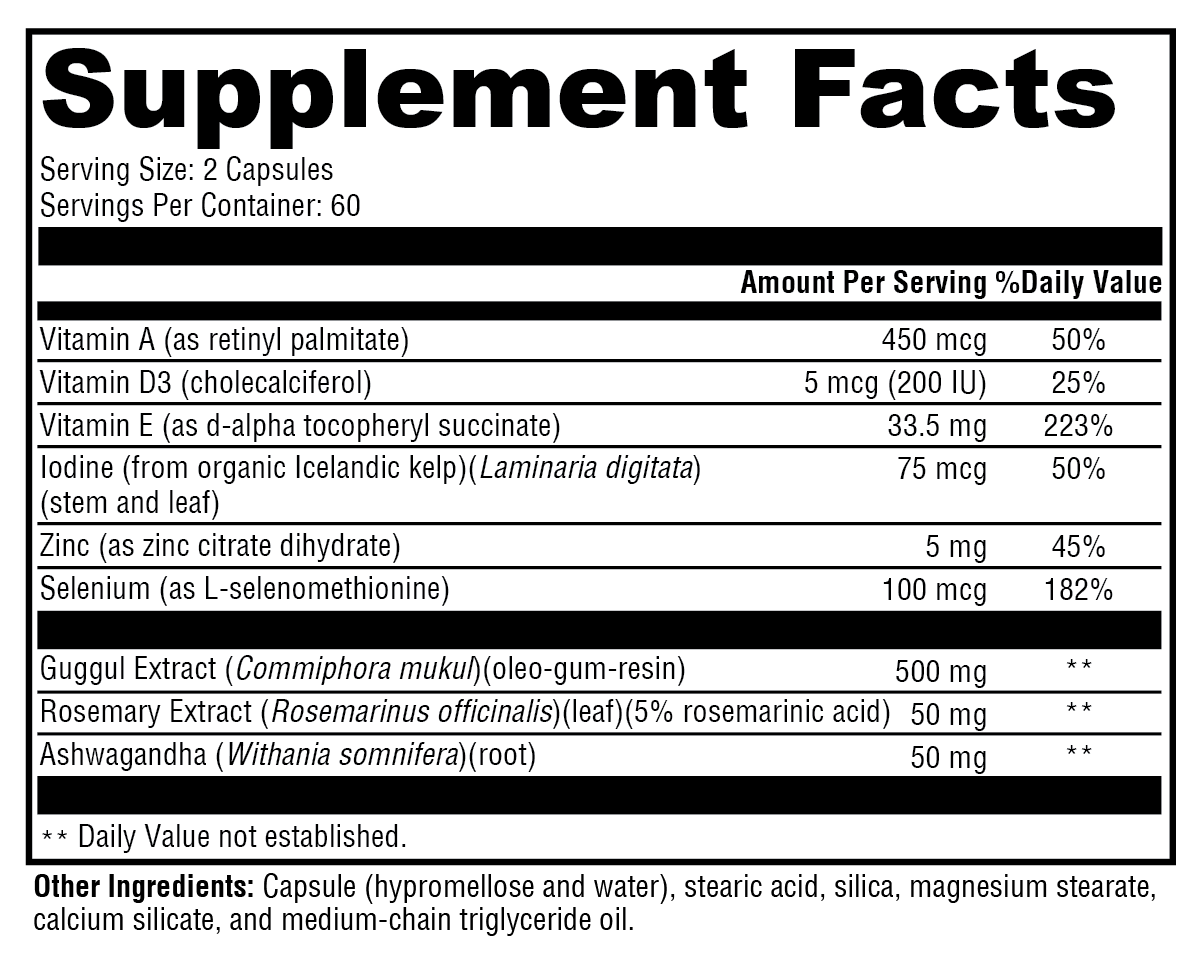 MedCaps T3™ 120 Capsules