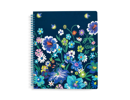 Notebook With Pocket, Moonlight Garden