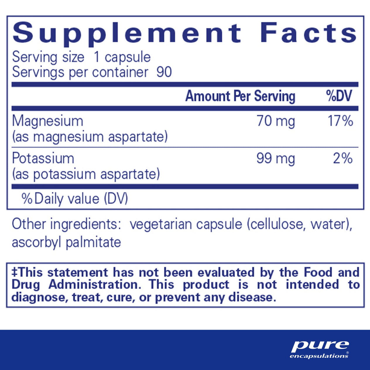 Potassium/Magnesium (aspartate)
