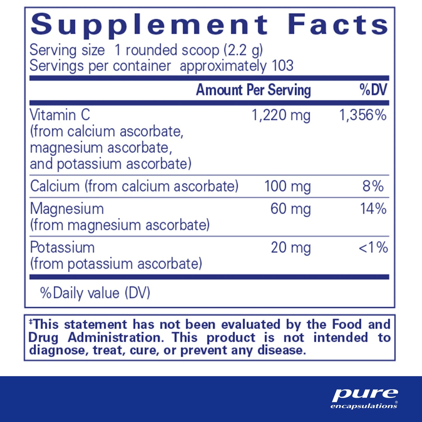 Buffered Ascorbic Acid powder